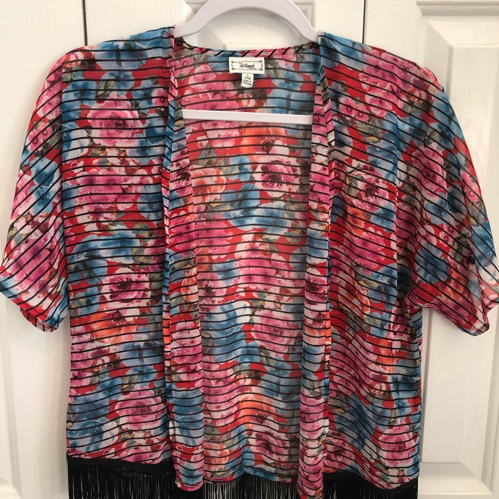 Disney D-signed Floral Kimono Top